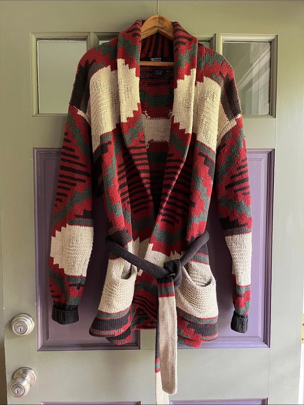 Ralph Lauren Vintage 90’s Navajo Print Cardigan